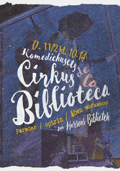 Plakat Cirkus de la biblioteca 